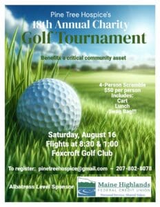 Golf poster with 1 sponsor Golf poster with 1 sponsor